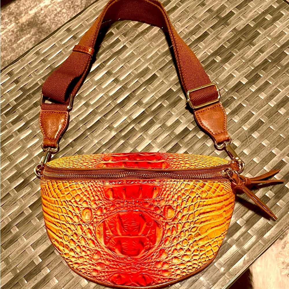 Vibrant Crocodile Print Chest bag/Waist Bag